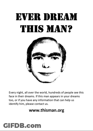 Ever Dream This Man Poster GIF