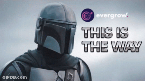 Evergrow Ad Man In Star Wars Costume GIF