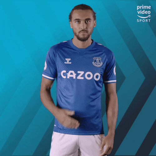 Everton Fc EVE Player Tapping Chest GIF