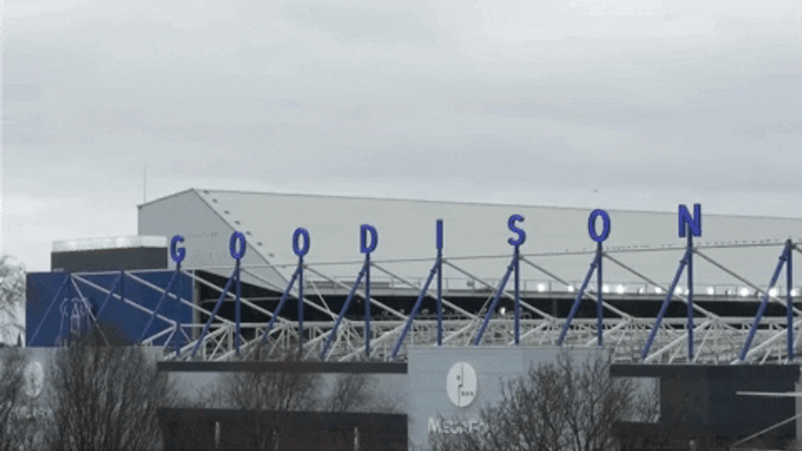 Everton Fc Goodison Stadium Aerial View GIF