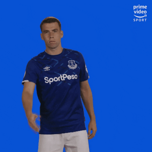 Everton Fc Michael Keane Tapping Chest GIF