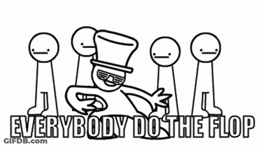 Everybody Do The Flop GIF