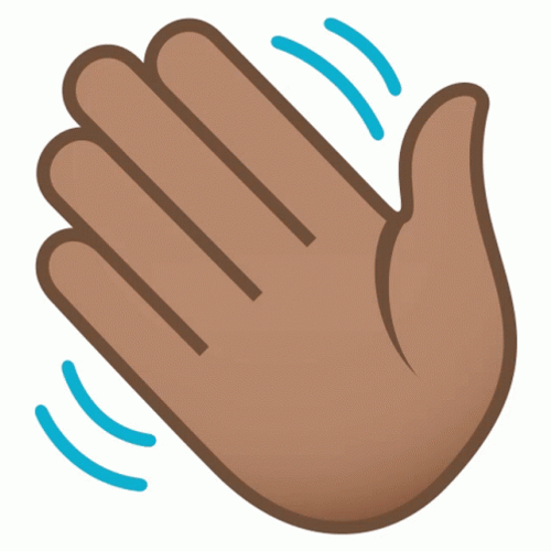 Everybody Needs Hello Wave Emoji GIF