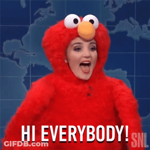 Everyone Chloe Fineman Elmo GIF