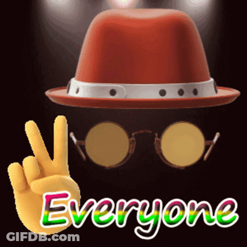 Everyone Peace Sticker GIF
