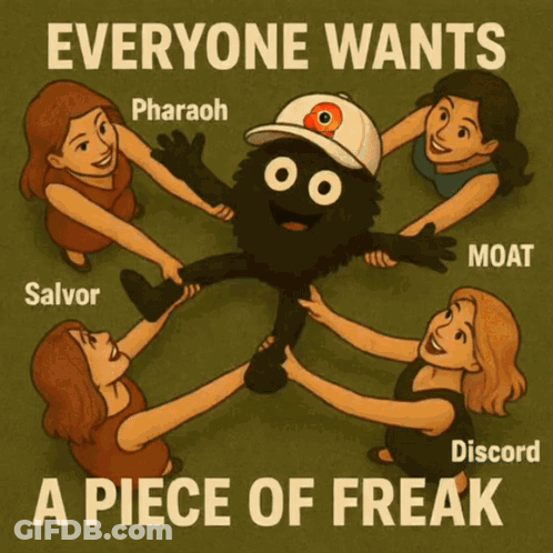 Everyone Wants A Piece Of Freak Cartoon GIF