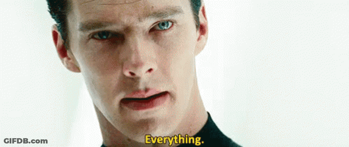 Everything Benedict Cumberbatch Close Up GIF