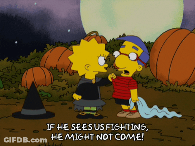Everything Coming Up Milhouse And Lisa Arguing GIF