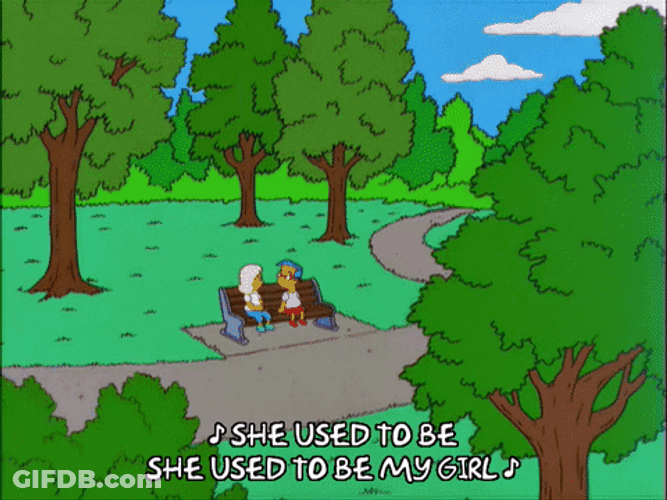 Everything Coming Up Milhouse On Secret Date GIF