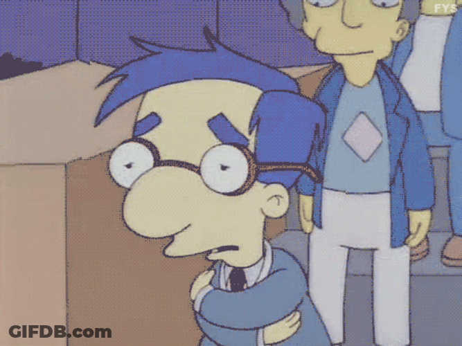 Everything Coming Up Milhouse Tired And Cold GIF