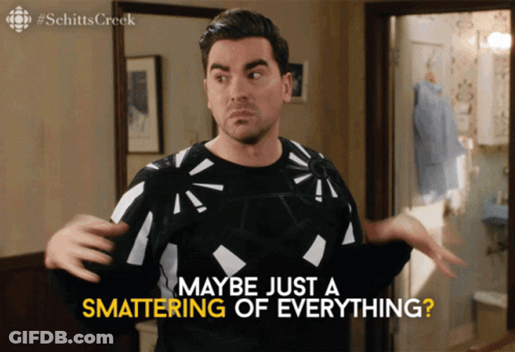 Everything Dan Levy Schitt's Creek GIF