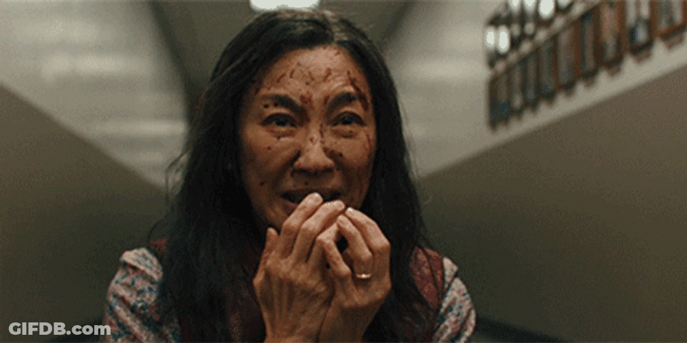 Everything Everywhere All At Once Michelle Yeoh Crying GIF