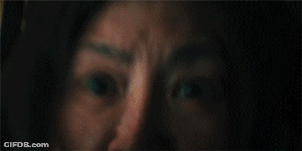 Everything Everywhere All At Once Michelle Yeoh Scary Horror GIF