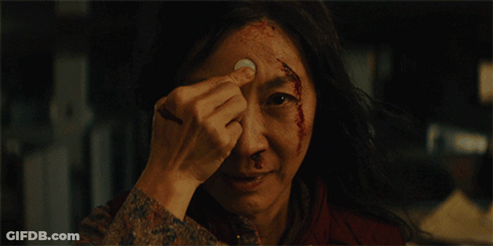 Everything Everywhere All At Once Michelle Yeoh Third Eyes GIF