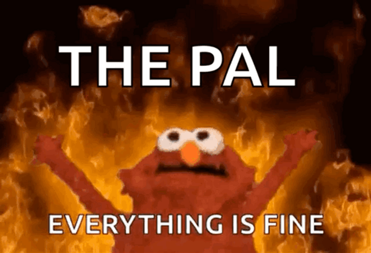 Everything Is Fine Elmo Meme GIF