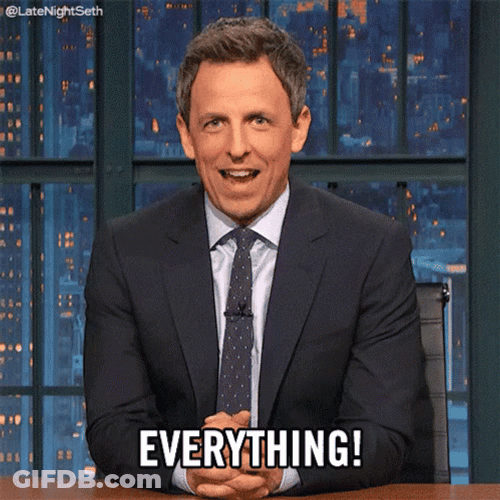 Everything Seth Myers Host GIF