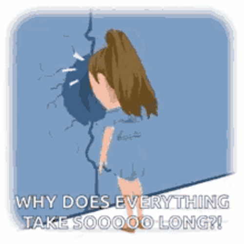 Everything Take So Long Head Bang GIF