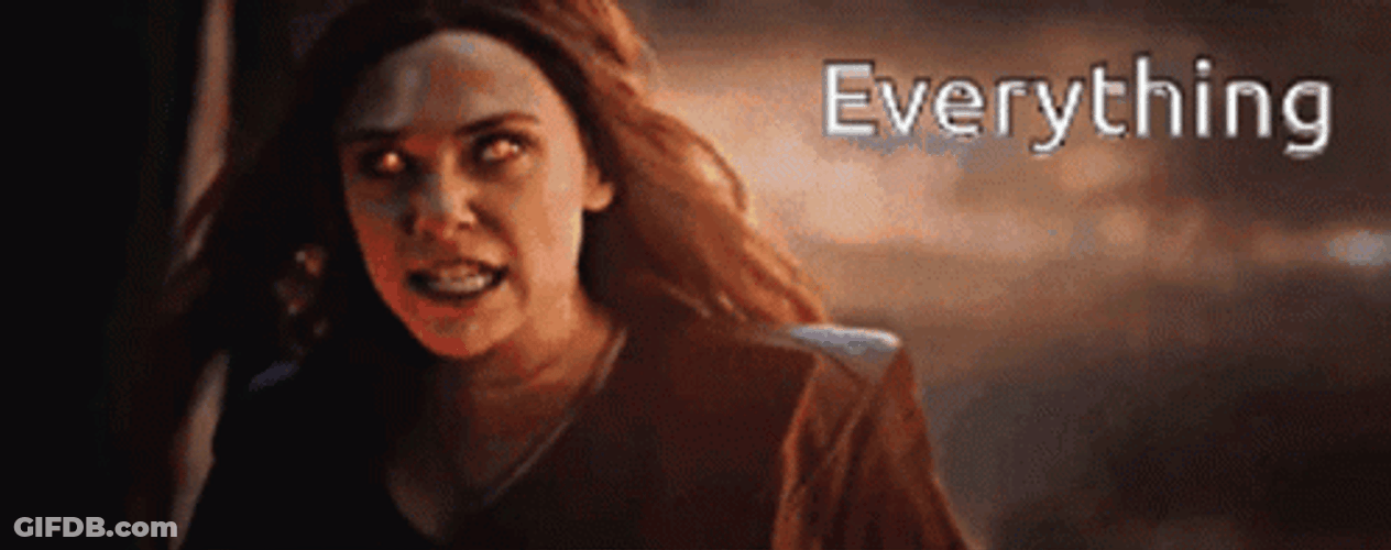 Everything Wanda Maximoff Avengers GIF