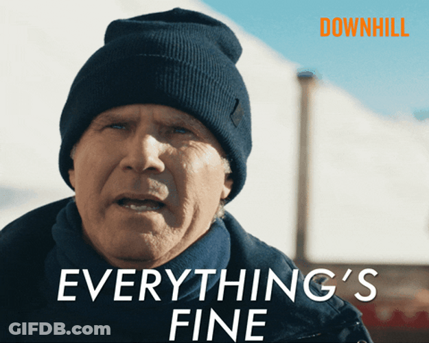 Everythings Fine Downhill Pete Staunton GIF