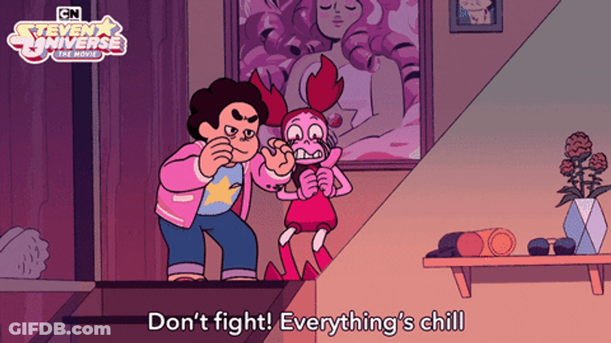 Everythings Fine Steven And Spinel Steven Universe GIF