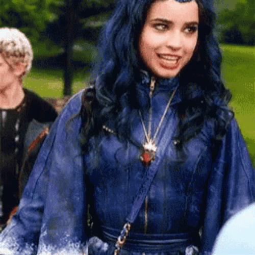 Evie Descendants Disney Princess Curtsy GIF