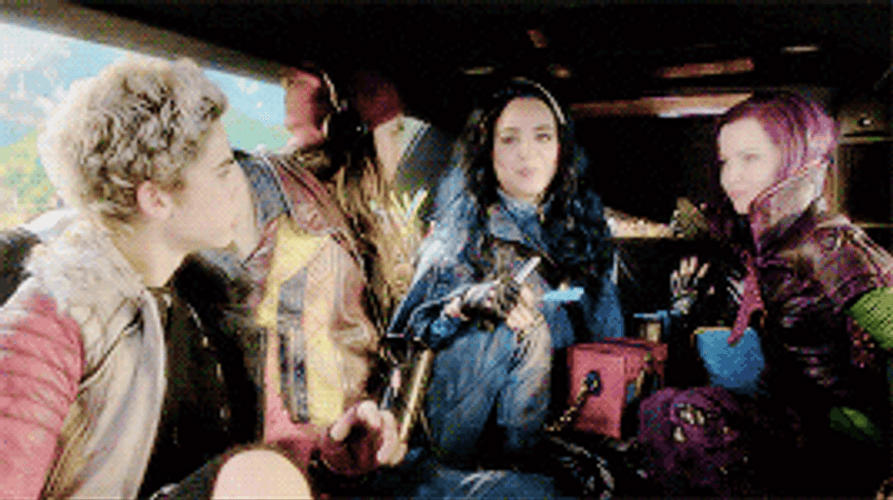 Evie Descendants Friends Road Trip GIF