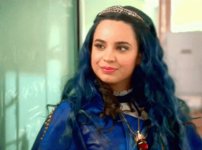 Evie Descendants Left The Room GIF