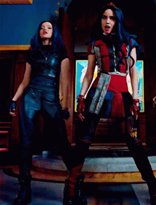 Evie Descendants Mal Dance Number GIF