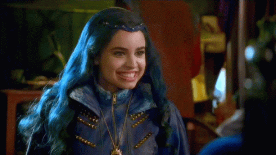 Evie Descendants Princess Excited Grin GIF