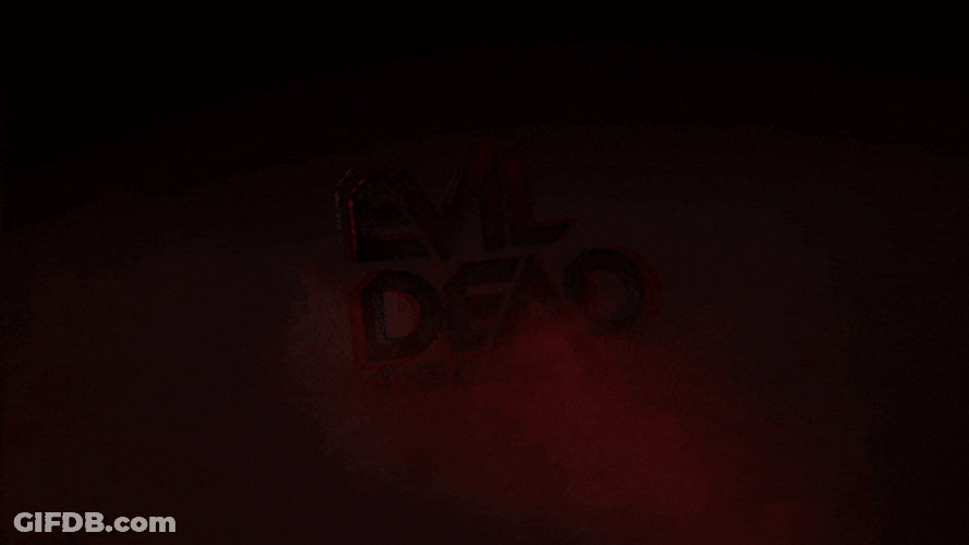 Evil Dead Red Text Logo GIF
