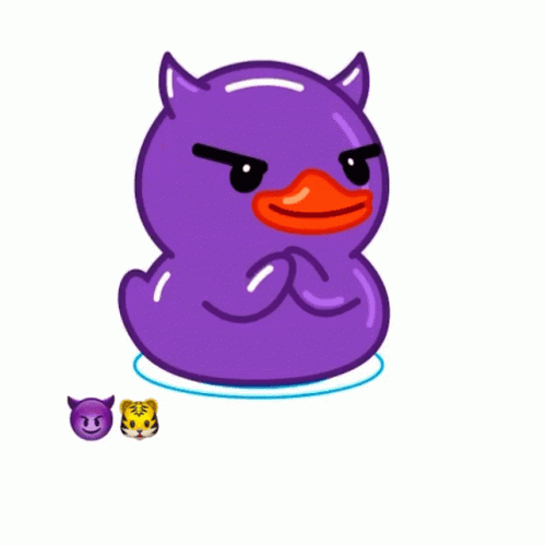 Evil Duck Rubbing Hands Together GIF
