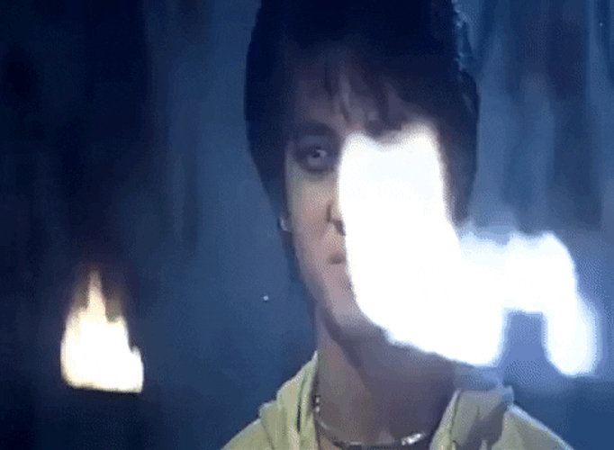 Evil Eye Boy Shooting Laser GIF