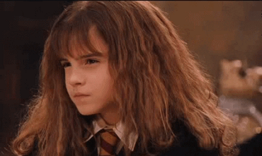 Evil Eye Mad Hermione Granger GIF