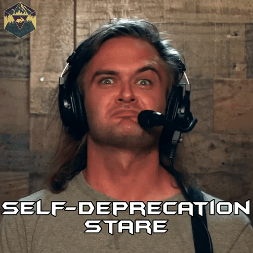 Evil Eye Self-Deprecation Stare GIF