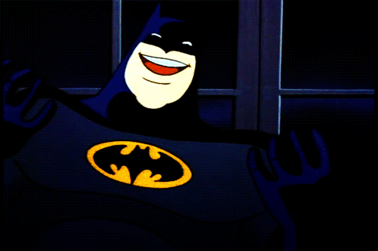 Evil Laugh Batman Dark Cartoon GIF