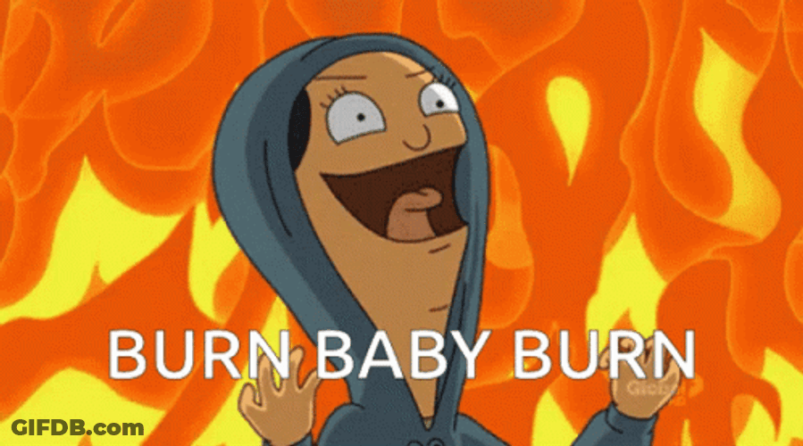 Evil Laugh Burning Jimmy Pesto GIF