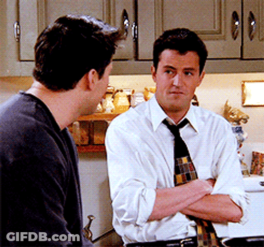 Evil Laugh Joey Chandler Friends GIF