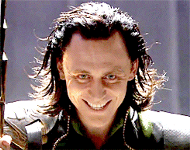 Evil Laugh Loki Tom Hiddleston GIF
