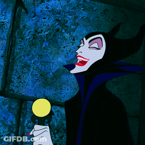 Evil Laugh Maleficent Sleeping Beauty GIF