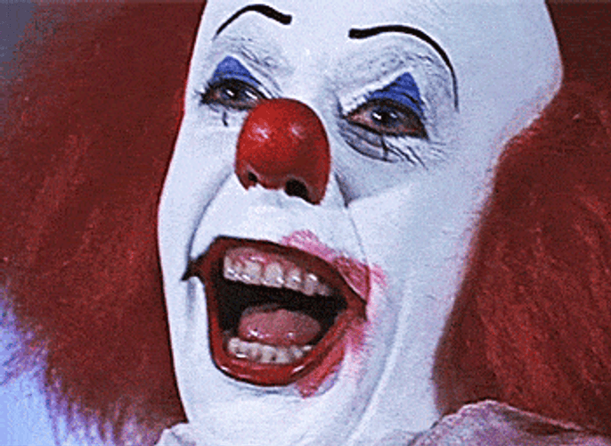 Evil Laugh Pennywise Clown It GIF