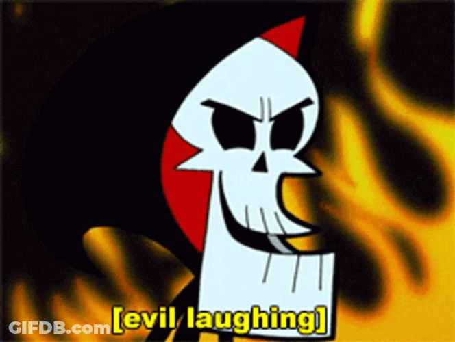 Evil Laugh The Grim Adventures GIF