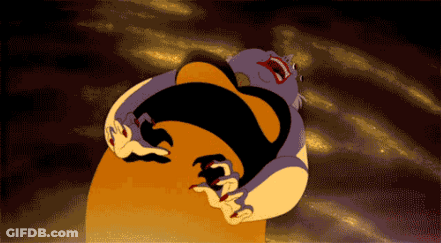 Evil Laugh Ursula Little Mermaid GIF
