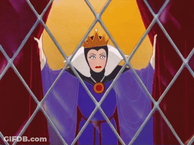 Evil Queen Opening Curtain Animation GIF