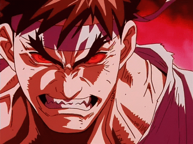 Evil Ryu Hadouken GIF