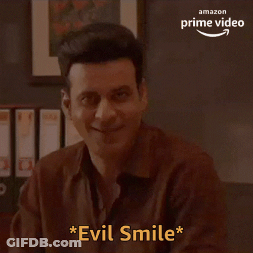 Evil Smile Amazon Prime GIF