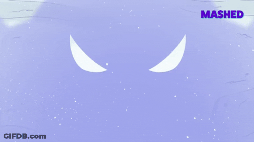 Evil Smile Ghostly Figure GIF