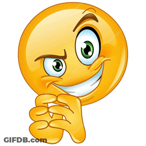 Evil Smiley Scheming GIF