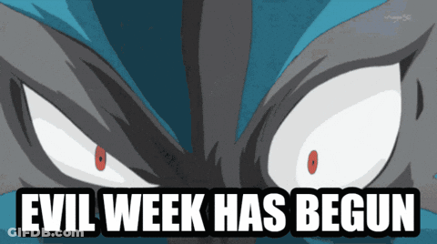 Evil Week Has Begun Cartoon Character GIF