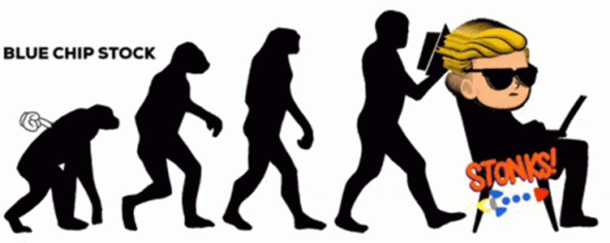 Evolution Blue Chip Stock GIF
