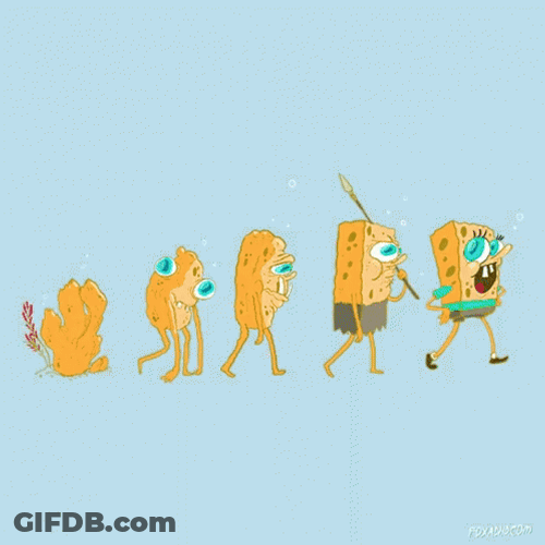 Evolution Of Sponge Bob GIF